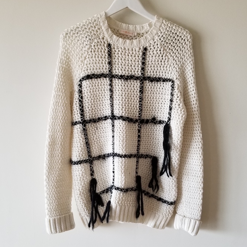Tory Burch Tassel Knit Sweater